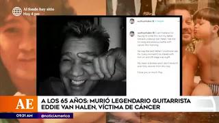 Fallece Eddie Van Halen, fundador del grupo de rock Van Halen