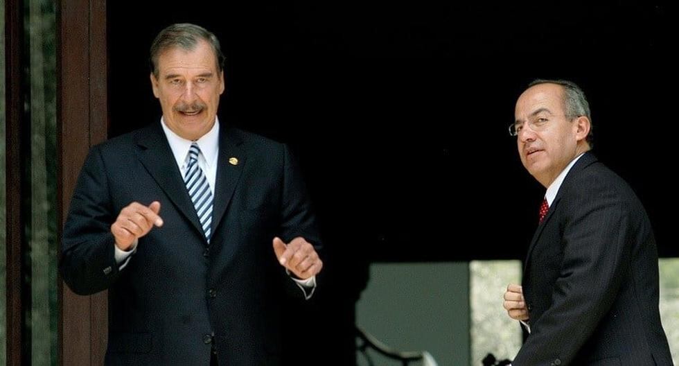 Los expresidentes mexicanos Vicente Fox y Felipe Calderón manifestaron su respaldo al dirigente opositor venezolano Leopoldo López tras su liberación. (Foto, EFE)