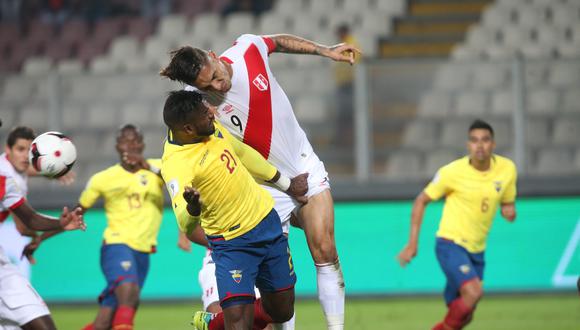 La selección peruana superó 1-0 a Ecuador en el partido de ida en estas Eliminatorias en Lima. (Foto: El Comercio).