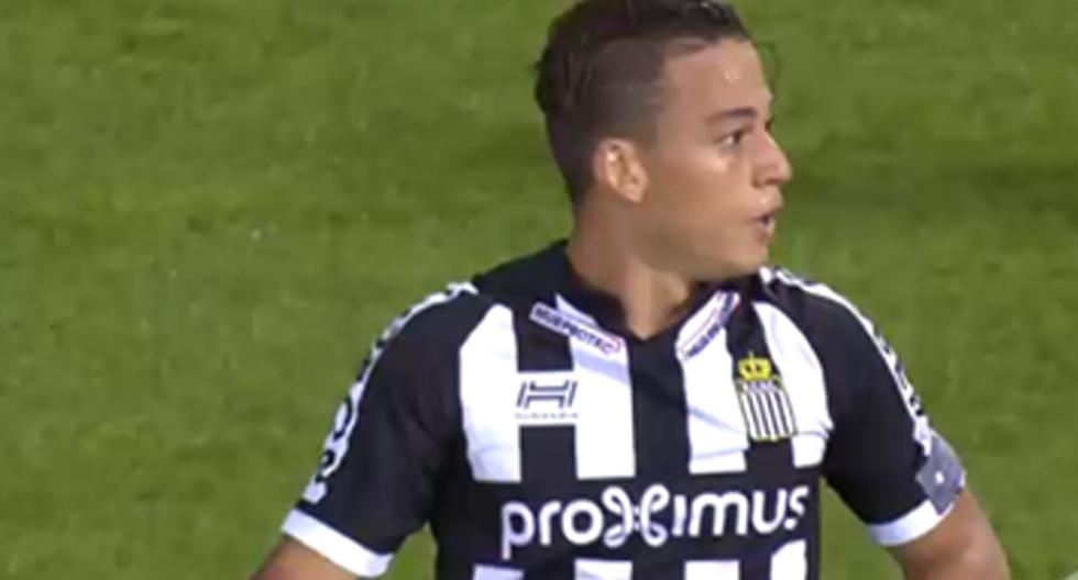 Cristian Benavente fue la principal atracción del Sporting Charleroi vs KV Oostende. (Foto: Captura)