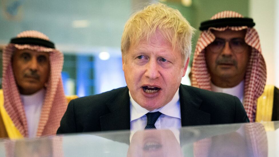 Boris Johnston was unable to persuade Saudi Arabia and others to increase their oil production.  (GERTTY IMAGES).