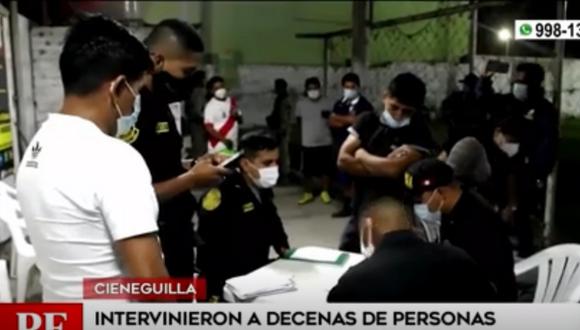 Policía intervino a decenas de personas que infringieron toque de queda y participaron en reuniones sociales | Captura de video / América TV