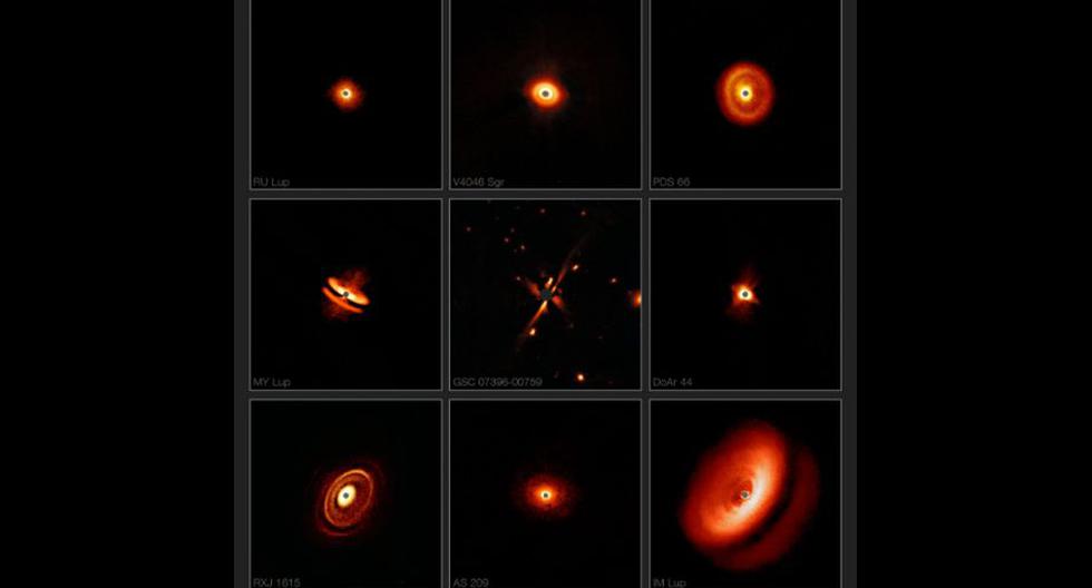 Las capturas constituyen una muestra de cómo era nuestro Sistema Solar hace más de 4.000 millones de años, desde los inicios de su formación. (Foto: Twitter ESO)