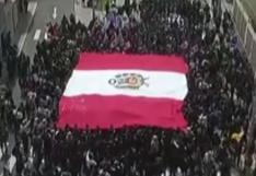 Dina Boluarte participa en tradicional procesión de la bandera peruana en Tacna | VIDEO