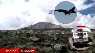 Encuentran sin vida a piloto de avión Mirage 2000 que se estrelló en Arequipa