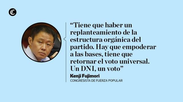 En una entrevista a El Comercio, Kenji Fujimori cuestionó a la dirigencia de Fuerza Popular por querer sancionarlos por opinar en redes sociales. (Composición: El Comercio)