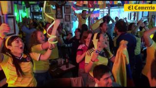 Lima fue testigo del festejo colombiano tras triunfo en Mundial