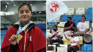 Ana Ricci y sus hazañas doradas en el Sudamericano de Deportes Acuáticos con público presente