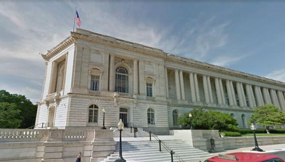 El Russell Senate Office Building fue renombrado en Google Maps como McCain Senate Office Building. (Foto: Google Maps)