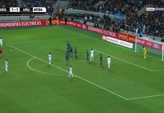Luis Suárez anotó un soberbio golazo de tiro libre para el 2-1 en el duelo entre Argentina vs. Uruguay en Tel Aviv | VIDEO