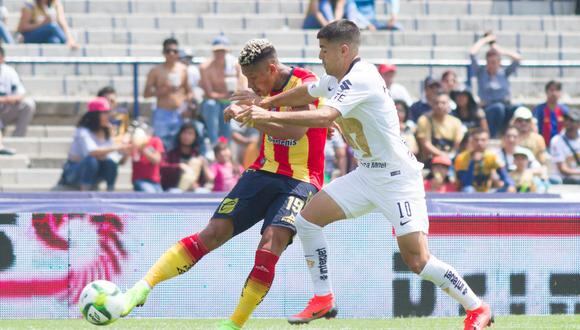 Morelia llevaba dos goles de ventaja sobre Pumas, pero los auriazules se volcaron al ataque en los treinta minutos finales hasta encontrar el empate. (Foto: Marca Claro)