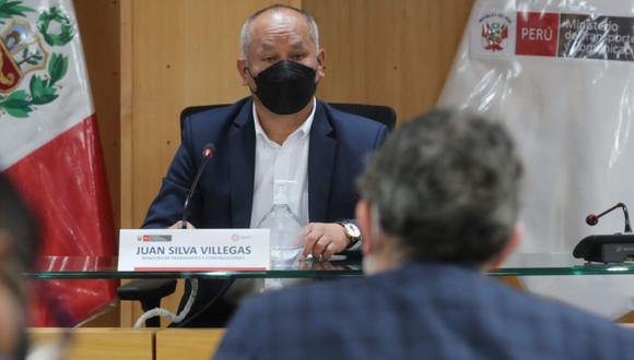 Juan Silva Villegas es cuestionado porque no tiene experiencia en el rubro, según la moción de interpelación | Foto: MTC