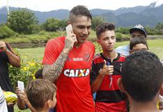 Paolo Guerrero y su nuevo compañero colombiano en el Flamengo