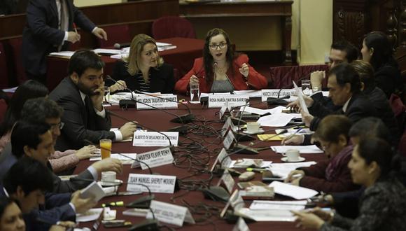Comisión de Constitución continuó debate de reforma constitucional sobre bicameralidad (Foto: Antonhy Niño de Guzmán)