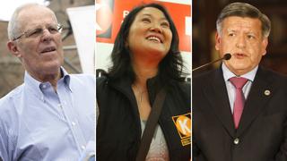 Elecciones 2016: Keiko encabeza y PPK le lleva 3 puntos a Acuña