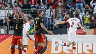 El golazo de Lewandowski para el 1-0 de Polonia vs. Bélgica por la Nations League | VIDEO