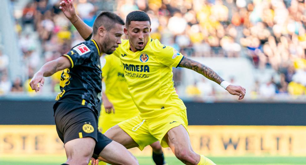 Villarreal y Borussia Dortmund chocaron en un partido de pretemporada 2022.