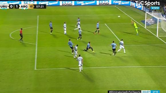 Di María anotó el 1-0 de Argentina ante Uruguay en Montevideo. (Video: TyC Sports)
