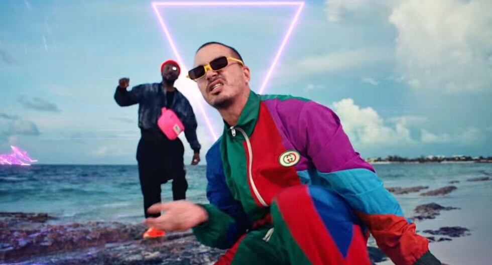 Captura del videoclip del tema “Ritmo”, interpretado por The Black Eyed Peas y J Balvin . (YouTube)
