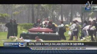 San Borja: familia baleada fue sepultada por separado