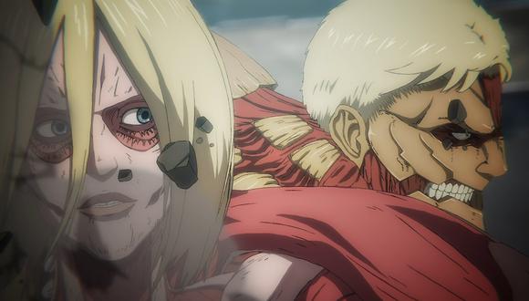 El poder de Annie Leonhart y Reiner Braun vuelve a ser necesario en "Attack on Titan". Foto: Crunchyroll.