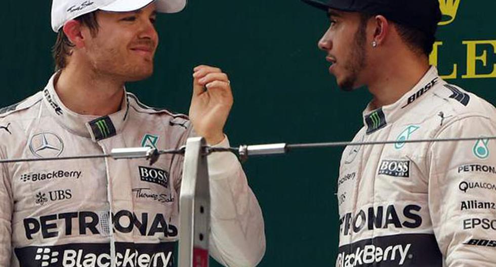 Nico Rosberg reprocha a Lewis Hamilton por no haber jugado en el equipo. (Foto: Difusión)