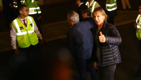 Ricardo Gareca llegó a Lima después de la gira realizada. (Foto: GEC)