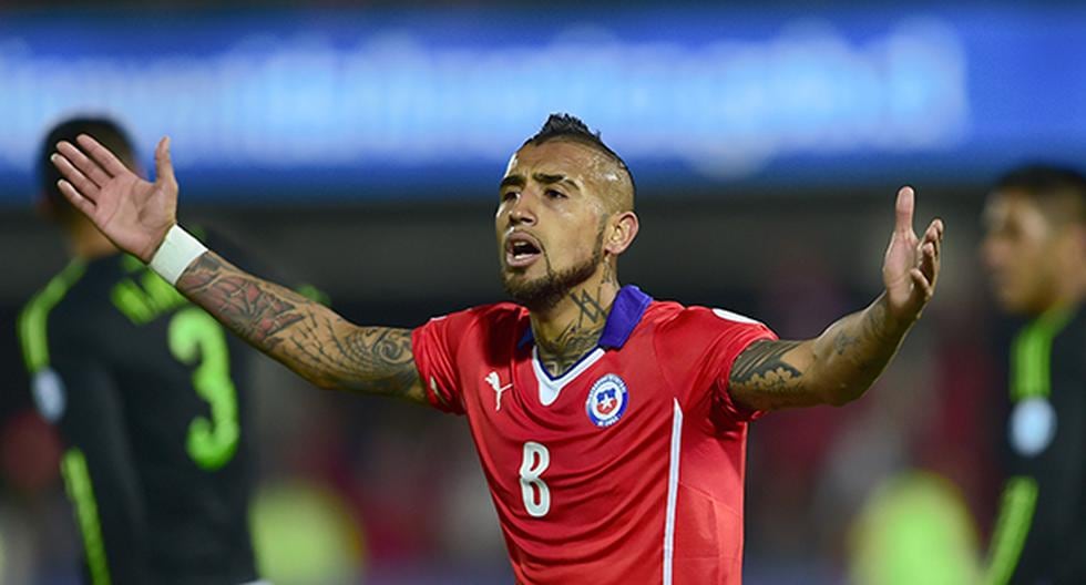 Vidal no puede creer que empataron en casa (Foto: AFP)