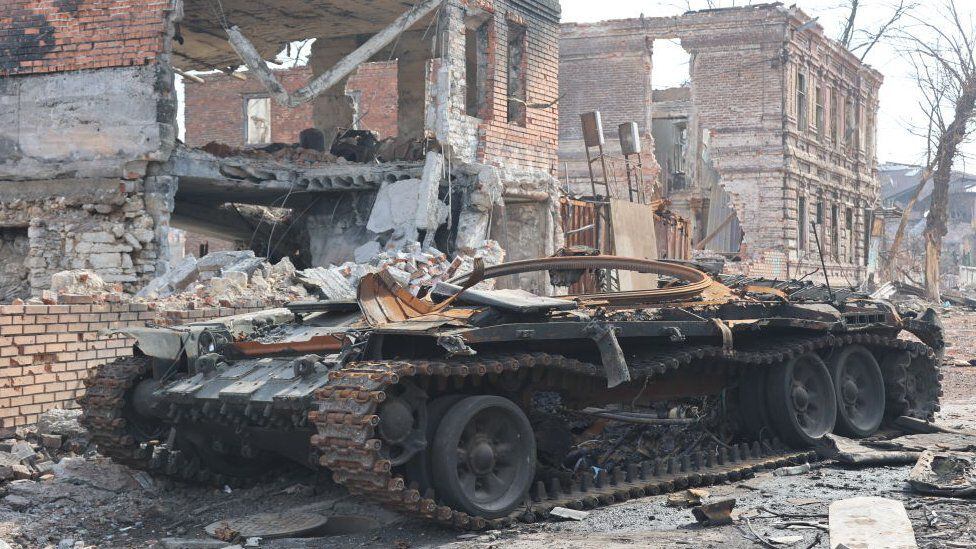 The war has caused devastation in cities like Mariupol, Ukraine.