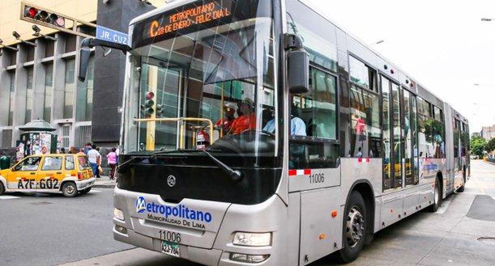 Los servicios expresos del Metropolitano adelantarán este martes su recorrido a dos horas antes de su horario habitual. (Foto: Andina)