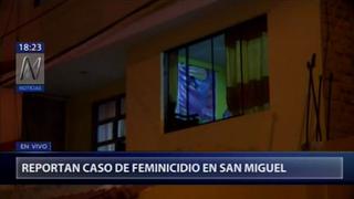 Feminicidio: hallan muerta a mujer en su vivienda de San Miguel