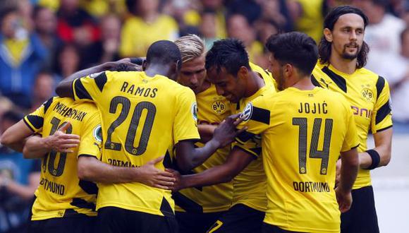 Borussia Dortmund con Marco Reus goleó en debut en Copa Alemana