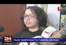 Lima: Falso taxista asaltó a turistas chilenas (VIDEO)