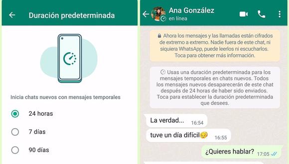 WhatsApp: ¿podemos ponerle ‘tiempo de caducidad’ a nuestros mensajes enviados? (Foto: Difusión)