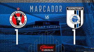 Tijuana igualó 1-1 frente a Querétaro por la segunda jornada del Apertura de la Liga MX