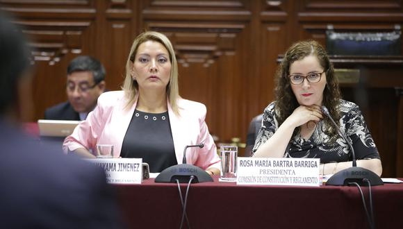 Rosa Bartra indicó que el proyecto debía ser votado por la Comisión y no aplazarlo. (Foto: Congreso)