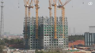 China: Cómo construir un edificio de 57 pisos en 19 días