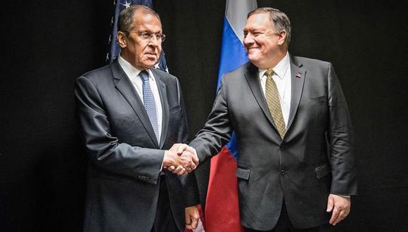 Lavrov calificó su reunión con Pompeo de "buena y constructiva". (Foto: EFE)