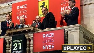 Ferrari empezó con éxito su carrera en Wall Street [VIDEO]