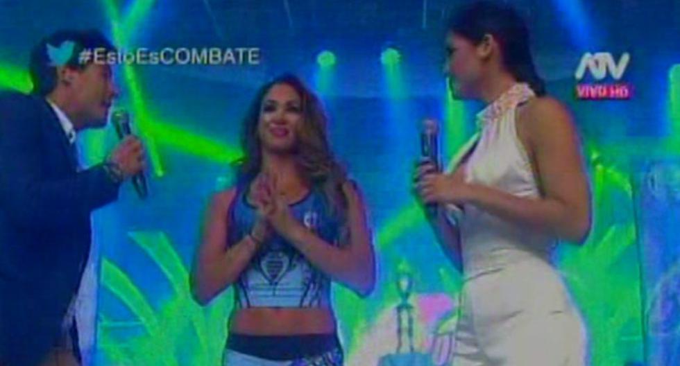 Melissa Loza tuvo gran recibimiento en Combate. (Foto: Captura)