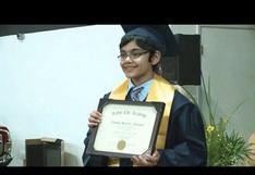 EE.UU: El niño de 11 años que se graduó y ya tiene tres carreras