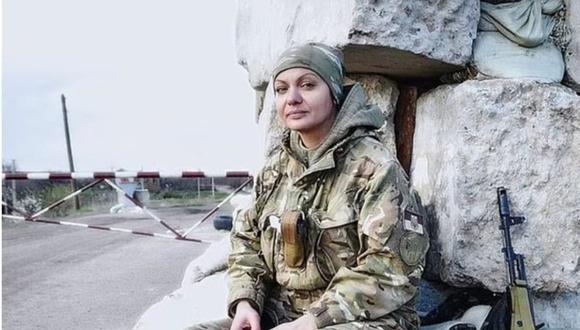 Iryna Tsvila formapa parte de la reserva de las fuerzas armadas de Ucrania.