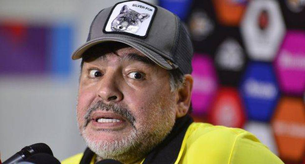 Diego Maradona mostró su disconformidad por propuesta de aumentar el número de selecciones para el Mundial 2022. (Foto: EFE)
