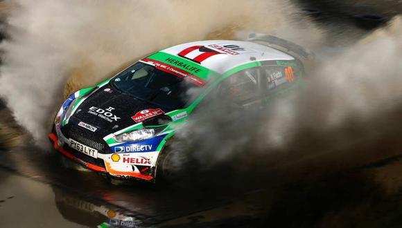 Nicolás Fuchs finalizó el primer día del Rally de Gales. (Foto: Difusión)