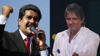 Nicolás Maduro ahora se enfrenta al cantante brasileño Roberto Carlos