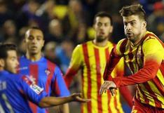 Barcelona empató 1-1 con Levante y podría ceder la punta al Atlético de Madrid 