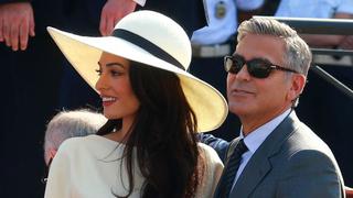 Publican las primeras fotos de la boda de George Clooney
