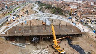 Puente Morales Duárez: construcción presenta un avance del 85% y será concluida antes de fin de año
