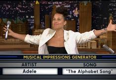Alicia Keys sorprende a sus fans al cantar como Gwen Stefani, Adele y Janis Joplin