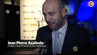 Premios LEC: Jean Pierre Azañedo gana en la categoría joven empresario